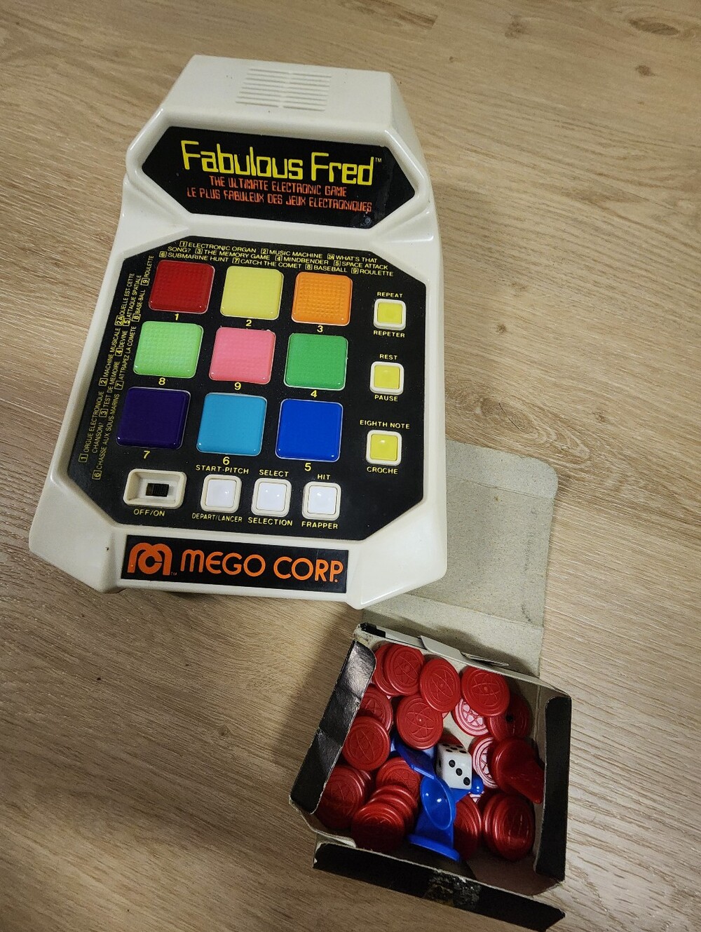 Mego Corp Fabulous Fred Electronic Game